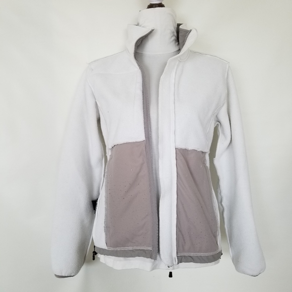 The North Face Iconic Polartec fleece Denali Jacket White XS - Picture 9 of 16